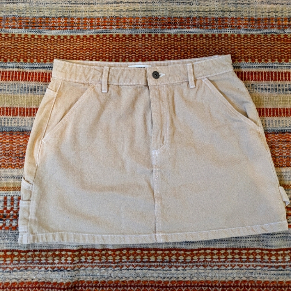 Cotton:On Cargo Denim Mini Skirt